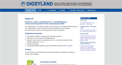 Desktop Screenshot of digsyland.de